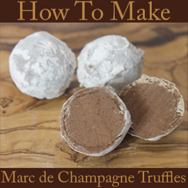 Marc de Champagne Truffle Recipe
